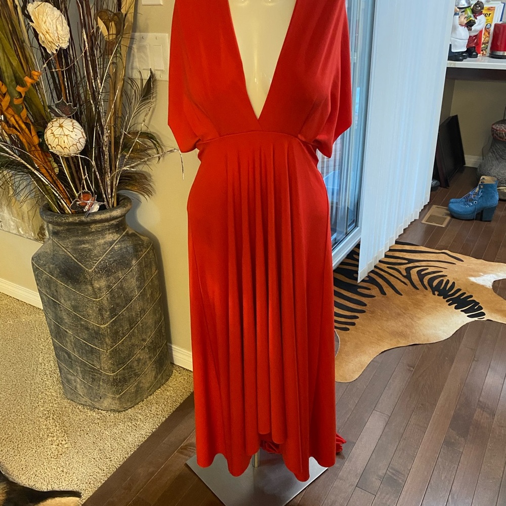 Beautiful red dress for any occasion.